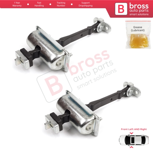 2 Pieces Front Door Hinge Stop Check Strap Limiter for Jaguar S-Type X200 1999-2008 XR857260