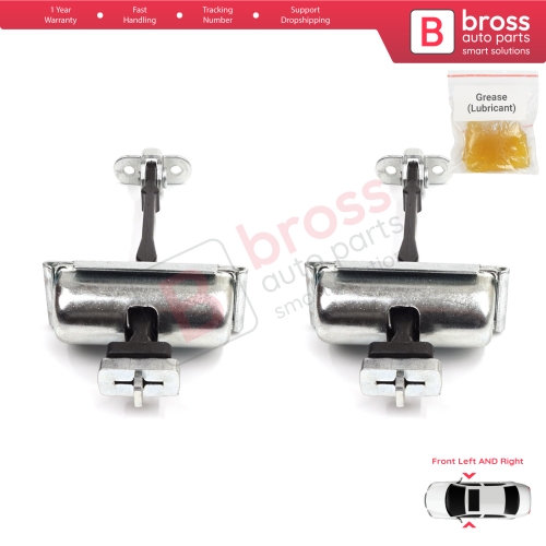 2 Pieces Front Door Hinge Stop Check Strap Limiter for Jaguar S-Type X200 1999-2008 XR857260
