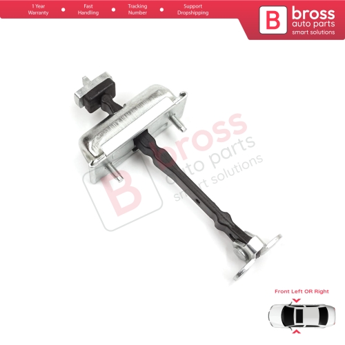 Front Door Hinge Stop Check Strap Limiter XR857260 for Jaguar S-Type X200 1999-2008