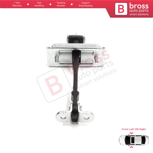 Front Door Hinge Stop Check Strap Limiter XR857260 for Jaguar S-Type X200 1999-2008