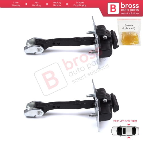 2 Pieces Rear Door Hinge Stop Check Strap Limiter for Peugeot 308 MK2 2013-2021 4/5 Door 9677467280