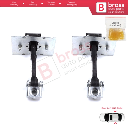2 Pieces Rear Door Hinge Stop Check Strap Limiter for Peugeot 308 MK2 2013-2021 4/5 Door 9677467280