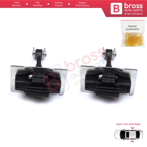 2 Pieces Rear Door Hinge Stop Check Strap Limiter for Peugeot 308 MK2 2013-2021 4/5 Door 9677467280