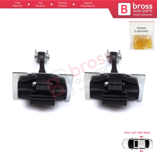 2 Pieces Rear Door Hinge Stop Check Strap Limiter for Peugeot 308 MK2 2013-2021 4/5 Door 9677467280