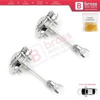 2 Pieces Front Door Hinge Stop Check Strap for Fiat Scudo Citroen Jumpy Dispatch Peugeot Expert Tepee MK2 2007-2016 9181K9 