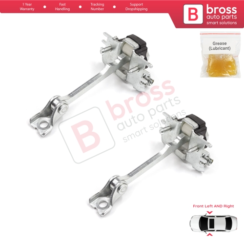 2 Pieces Front Door Hinge Stop Check Strap for Fiat Scudo Citroen Jumpy Dispatch Peugeot Expert Tepee MK2 2007-2016 9181K9 
