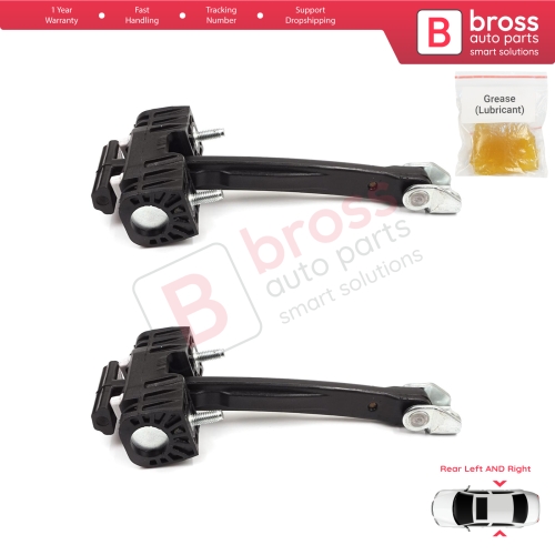 2 Pieces Rear Door Hinge Stop Check Strap Limiter for Vauxhall Opel Insignia A MK1 G09 2008-2017 13229108