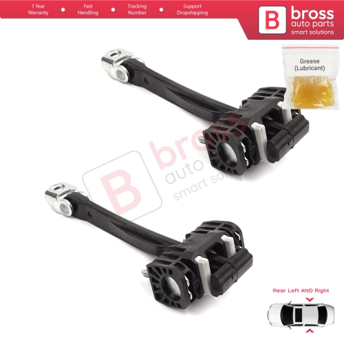 2 Pieces Rear Door Hinge Stop Check Strap Limiter for Vauxhall Opel Insignia A MK1 G09 2008-2017 13229108