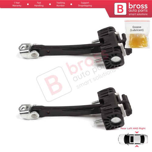 2 Pieces Rear Door Hinge Stop Check Strap Limiter for Vauxhall Opel Insignia A MK1 G09 2008-2017 13229108