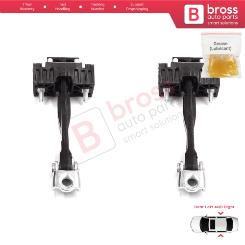 2 Pieces Rear Door Hinge Stop Check Strap Limiter for Vauxhall Opel Insignia A MK1 G09 2008-2017 13229108
