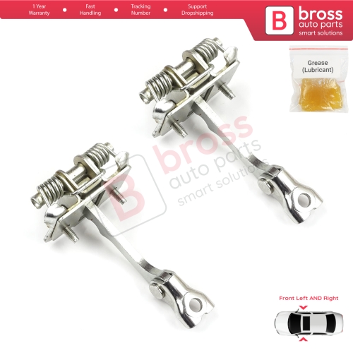 2 Pieces Front Door Hinge Stop Check Strap for Renault Master MK2 Opel Movano A Interstar 1998-2010 8200597523
