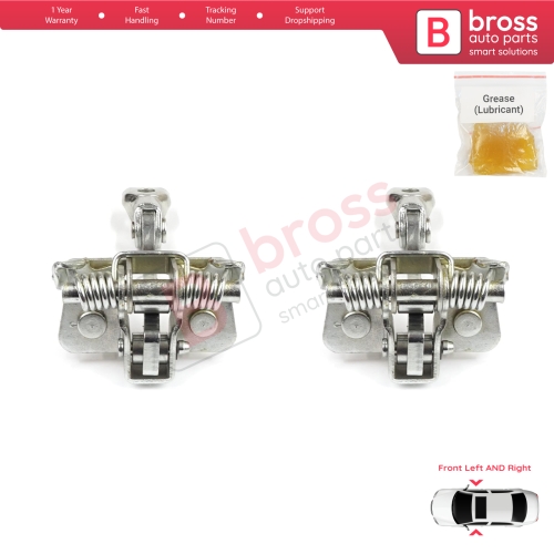 2 Pieces Front Door Hinge Stop Check Strap for Renault Master MK2 Opel Movano A Interstar 1998-2010 8200597523