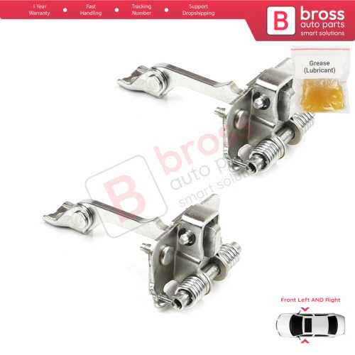 2 Pieces Front Door Hinge Stop Check Strap for Renault Master MK2 Opel Movano A Interstar 1998-2010 8200597523