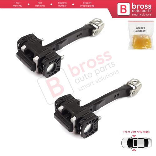 2 Pieces Front Door Hinge Stop Check Strap Limiter for Peugeot 508 MK1 W23 8D 8E 2010-2018 4/5 Door 9686658480  