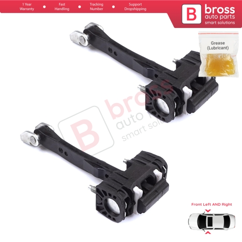 2 Pieces Front Door Hinge Stop Check Strap Limiter for Peugeot 508 MK1 W23 8D 8E 2010-2018 4/5 Door 9686658480  