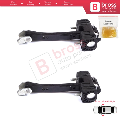2 Pieces Front Door Hinge Stop Check Strap Limiter for Peugeot 508 MK1 W23 8D 8E 2010-2018 4/5 Door 9686658480  