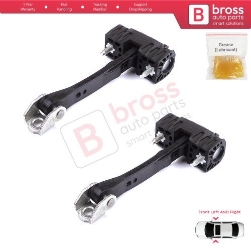 2 Pieces Front Door Hinge Stop Check Strap Limiter for Peugeot 508 MK1 W23 8D 8E 2010-2018 4/5 Door 9686658480  