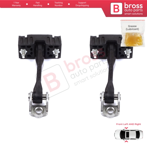 2 Pieces Front Door Hinge Stop Check Strap Limiter for Peugeot 508 MK1 W23 8D 8E 2010-2018 4/5 Door 9686658480  