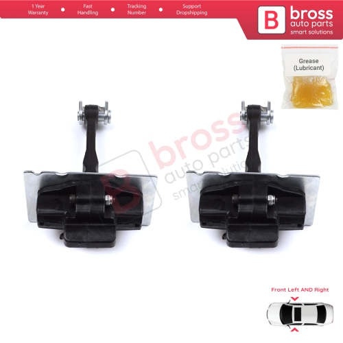 2 Pieces Front Door Hinge Stop Check Strap Limiter for Peugeot 308 MK2 4/5 Door 2013-2021 9677466980