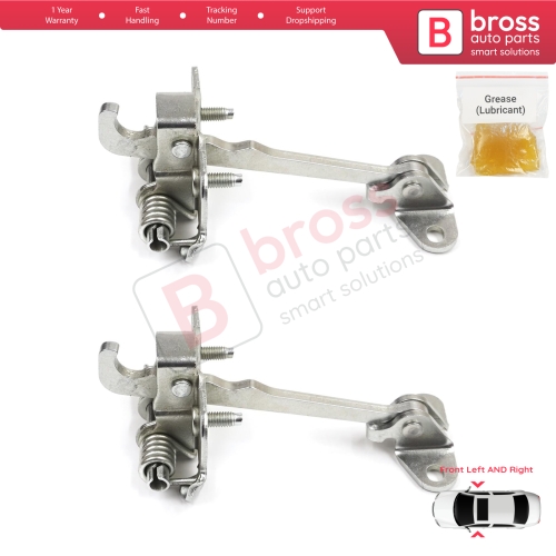 2 Pieces Front Door Hinge Stop Check Strap Limiter for Fiat Scudo Peugeot Expert 806 Citroen Jumpy Dispatch MK1 918190