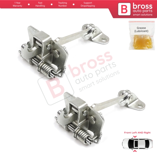 2 Pieces Front Door Hinge Stop Check Strap Limiter for Fiat Scudo Peugeot Expert 806 Citroen Jumpy Dispatch MK1 918190