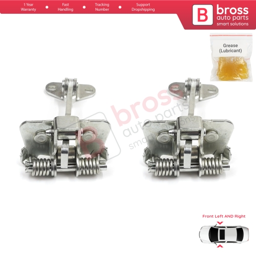2 Pieces Front Door Hinge Stop Check Strap Limiter for Fiat Scudo Peugeot Expert 806 Citroen Jumpy Dispatch MK1 918190