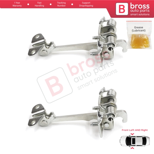 2 Pieces Front Door Hinge Stop Check Strap Limiter for Fiat Scudo Peugeot Expert 806 Citroen Jumpy Dispatch MK1 918190