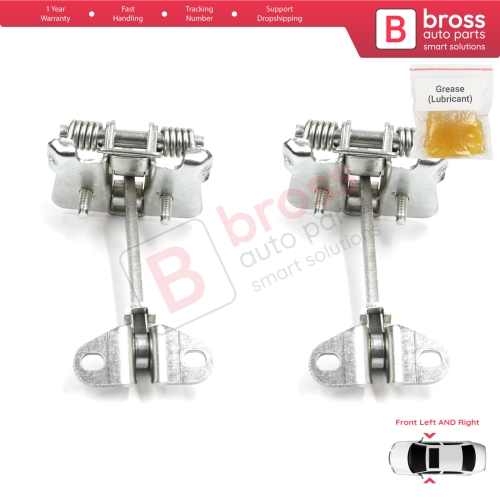 2 Pieces Front Door Hinge Stop Check Strap Limiter for Fiat Scudo Peugeot Expert 806 Citroen Jumpy Dispatch MK1 918190