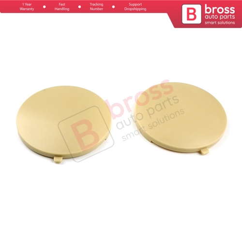 2 PCS Rear Ashtray Repair Part 1J0857962H Beige for VW Jetta Bora Golf MK4