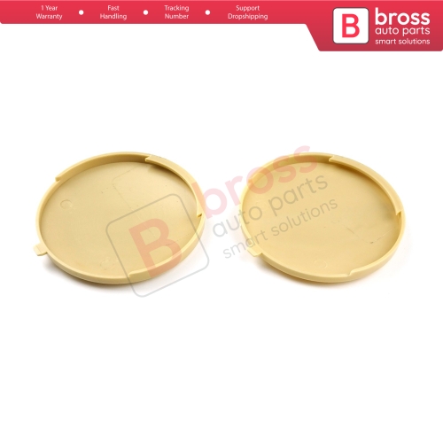 2 PCS Rear Ashtray Repair Part 1J0857962H Beige for VW Jetta Bora Golf MK4