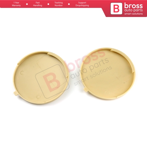 2 PCS Rear Ashtray Repair Part 1J0857962H Beige for VW Jetta Bora Golf MK4