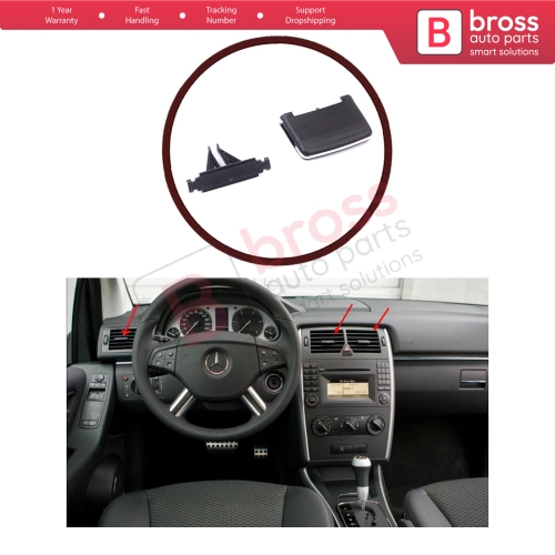 Air Conditioner Panel Air Vent Grille Out Tab Button For Mercedes B Class W245 2005–2011
