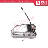 Car Door Handle Carrier Bracket Handle Housing Rear Left 51228243635 For BMW X5 E53 2000-2006