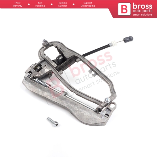 Car Door Handle Carrier Bracket Handle Housing Rear Left 51228243635 For BMW X5 E53 2000-2006