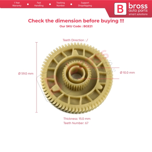 Transfer Actuator Motor Gear for Vauxhall Opel Astra Vectra Corsa Ford Fiesta