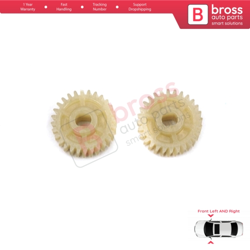 2 Pieces Side Mirror Folding Gear for Honda Jazz Stepwgn MK2 Toyota Vios 28 Teeth