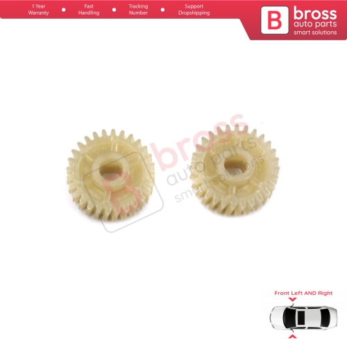 2 Pieces Side Mirror Folding Gear for Honda Jazz Stepwgn MK2 Toyota Vios 28 Teeth