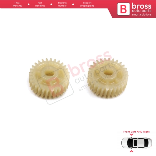 2 Pieces Side Mirror Folding Gear for Honda Jazz Stepwgn MK2 Toyota Vios 28 Teeth