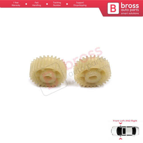 2 Pieces Side Mirror Folding Gear for Honda Jazz Stepwgn MK2 Toyota Vios 28 Teeth