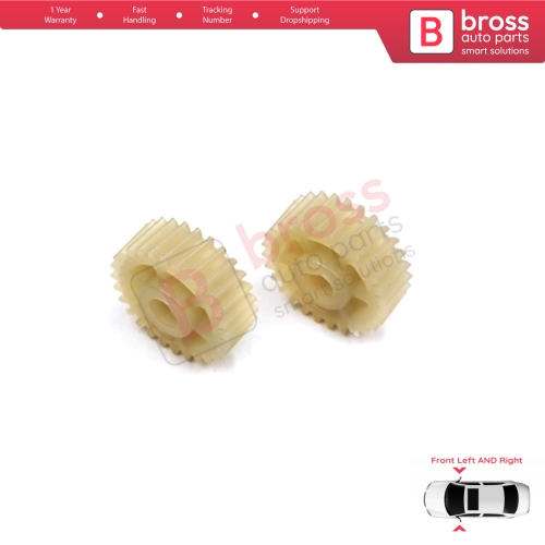 2 Pieces Side Mirror Folding Gear for Honda Jazz Stepwgn MK2 Toyota Vios 28 Teeth