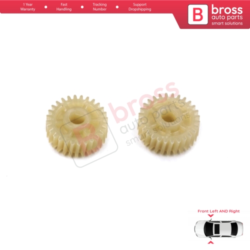 2 Pieces Side Mirror Folding Gear for Honda Jazz Stepwgn MK2 Toyota Vios 28 Teeth