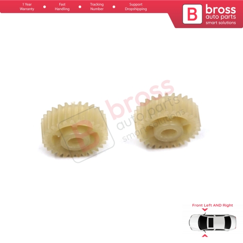 2 Pieces Side Mirror Folding Gear for Honda Jazz Stepwgn MK2 Toyota Vios 28 Teeth