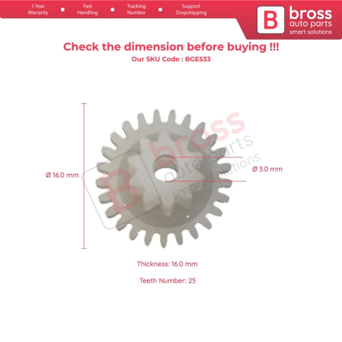 Air Conditioner Repair Gear for Opel Vectra C 2002–2009 10\25 Teeth