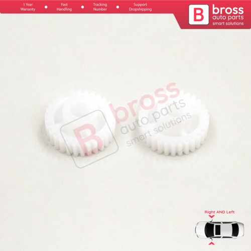 2 Pieces Electrical Side Wing Mirror Folding Motor Repair Gear 30 Teeth for Hyundai i30 i20 i10