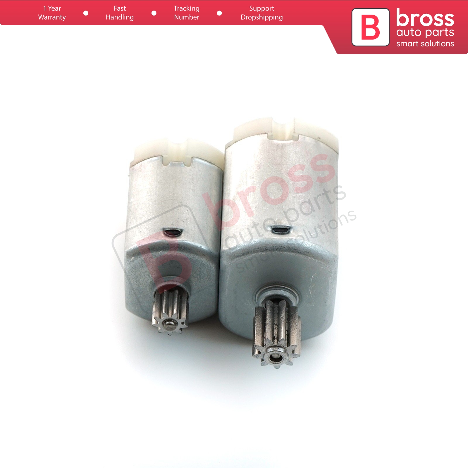 Bross Auto Parts LLC - BGE663 Door Lock 12V DC Actuator Small Motor Gear  For Audi VW Skoda Porsche