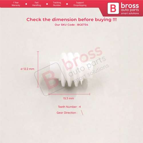 Seat Adjustment Rail Slide Motor Repair Helical Gear for Nissan Qashqai Peugeot 3008 Citroen DS5 Buick Excelle