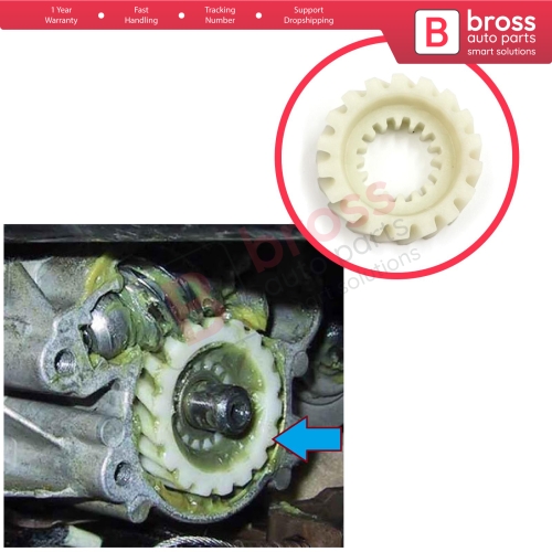 Seat Adjustment Mechanism Motor Repair Gear 18 Teeth for Mercedes S Class W140 1992-1998