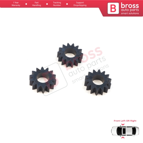 Front Seat Lumbar Support Motor Repair Gears for VW Golf MK5 Plus Passat B6 CC Honda CR-V MK3 GMC Ford Dodge Ram Cadillac Lexus Acura Schukra 2010002F