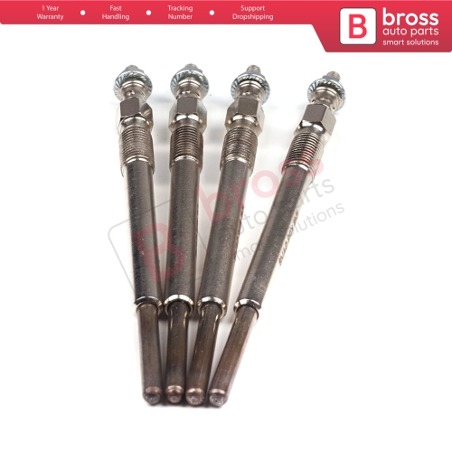 4 Pcs Heater Glow Plugs 596019 1148105 GX4118 for Citroen Toyota Ford Peugeot Mazda Volvo Suzuki Mini