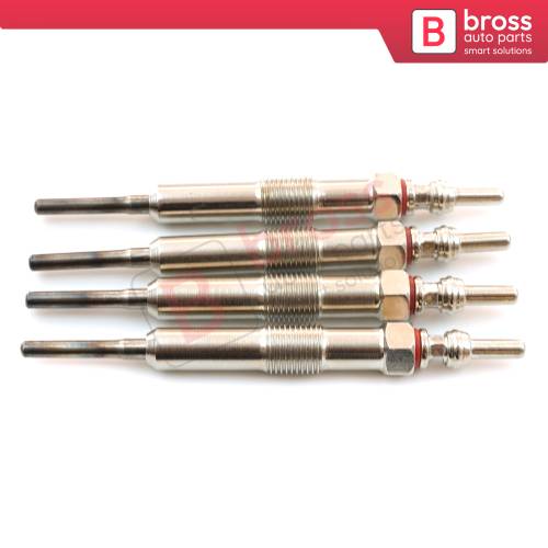 4 Pieces Glow Plug Auxiliary Heater 4.4 Volt 8200682592 for Renault Dacia Mercedes Nissan 1.5 dCi Engine